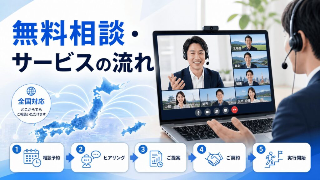 サービスの流れ